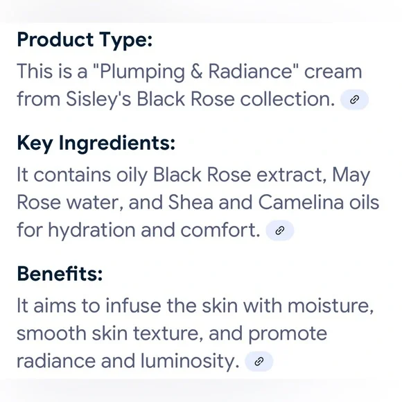 Sisley Black Rose Skin Infusion Cream Deluxe Sample‎ .13oz, 4ml New without Box - Picture 4 of 5